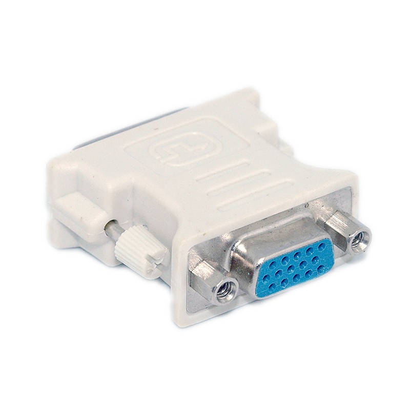 DVI29公(24+5)轉VGA 15母轉接頭 VGA轉DVI-I(24pin + 1扁 4pin) 視訊轉接頭