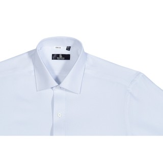 【彩虹服飾館】韓版合身抗皺短袖白色素面格紋襯衫 儂禮士 LONRIS RODBELL (60K34)