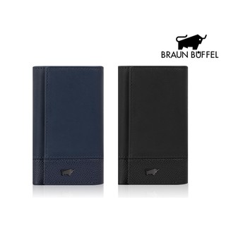 【寧寧精品】台中30年皮件店 BRAUN BUFFEL邦尼系列鎖包鑰匙包 超強收納功能 BF322-105-1 男短夾區