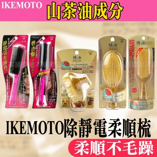 【台灣現貨 24H發貨】IKEMOTO 梳子 防靜電梳子 IKEMOTO除靜電柔順梳
