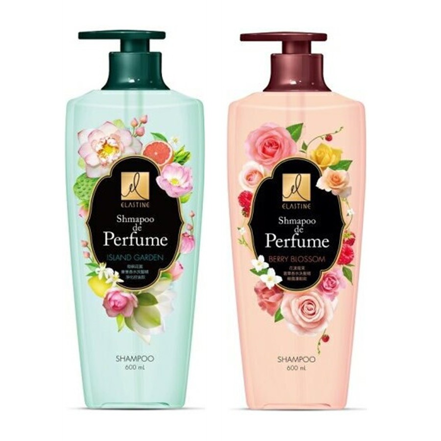 韓國es Elastine島嶼花園 淨化控油 花漾莓果 輕盈蓬鬆 香水洗髮精600ml 蝦皮購物