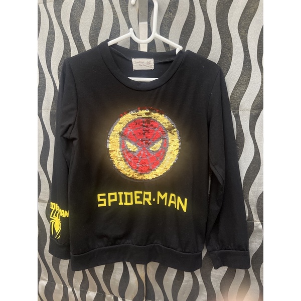 蜘蛛人 雙面亮片T-shirt