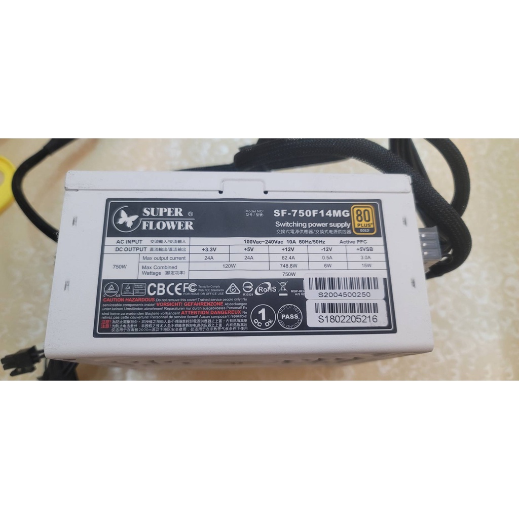 Super Flower 振華Leadex GOLD 750W 80+金牌電源供應器 保固內