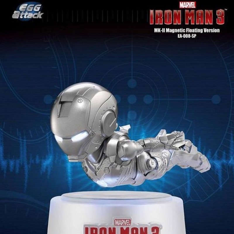 限量 "電鍍版" Egg Attack EA-008SP 鋼鐵人3 Iron Man Mark II 磁浮版