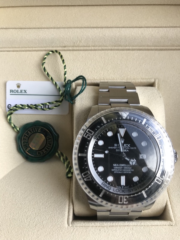 自售全新 新款鬼王 ROLEX 勞力士 Deepsea 126660 水鬼王 3235機芯 44mm 五年保固 非漸層