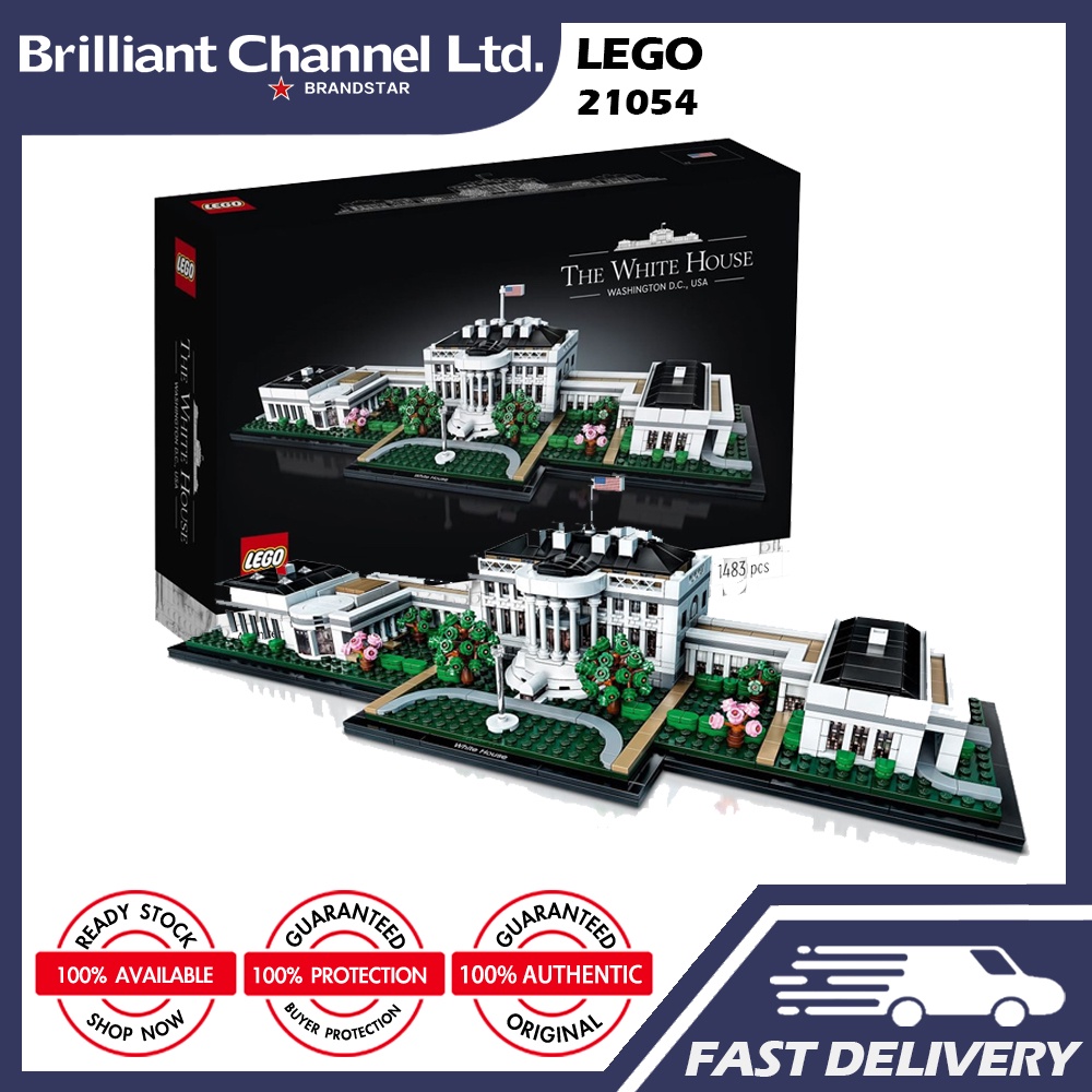 樂高 LEGO 21054 建築系列 The White House 白宮 - New 2020 (1,483塊)