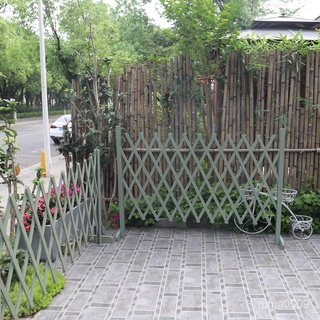 【花園護欄 庭院圍欄】戶外圍欄木柵欄可伸縮籬笆網格護欄 花園裝飾爬藤架 4PUT