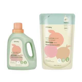 優生 嬰兒植淨酵素洗衣皂 1200ml+1000ml(1罐+1補充包)|洗衣精【麗兒採家】