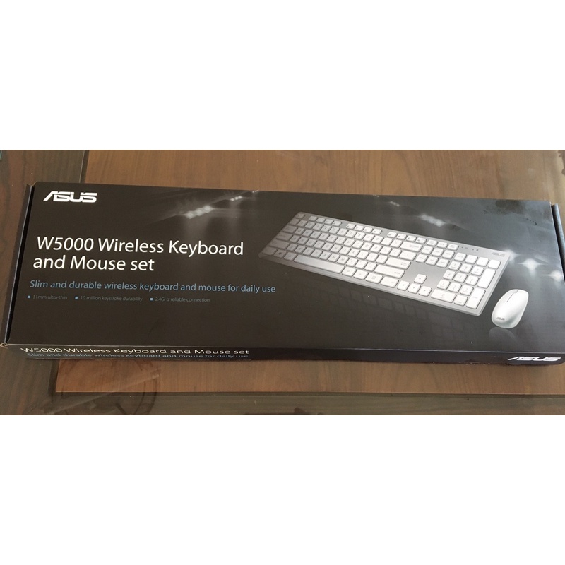 全新Asus W5000 無線鍵盤滑鼠組