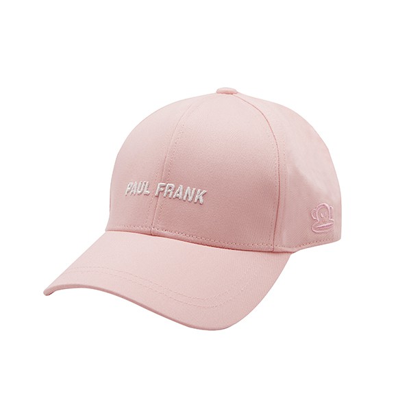 paul frank 素色棒球帽- (粉/黑)  P963051