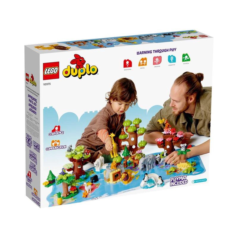 JCT- LEGO樂高 DUPLO系列-世界野生動物 10975