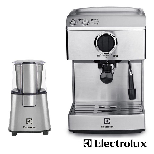 ★福利品★伊萊克斯Electrolux 經典義式咖啡機 EES200E加磨豆機ECG3003S超值組合