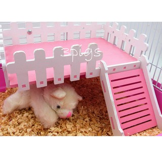 【三隻小豬寵物用品】生態板造型圍欄床-出清特價