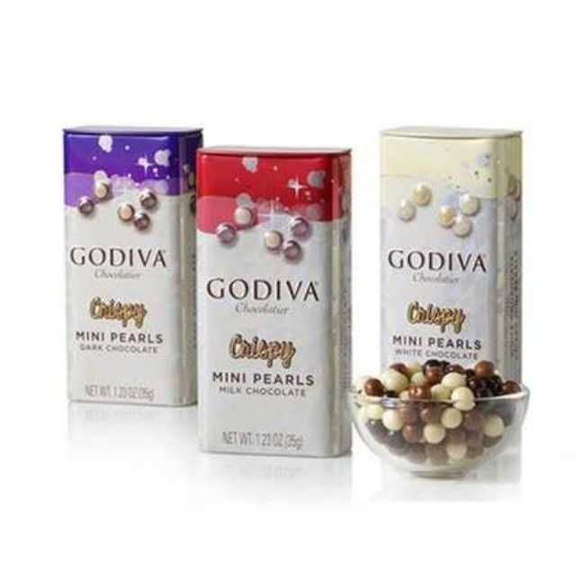 （現貨）美國Godiva鐵盒巧克力豆