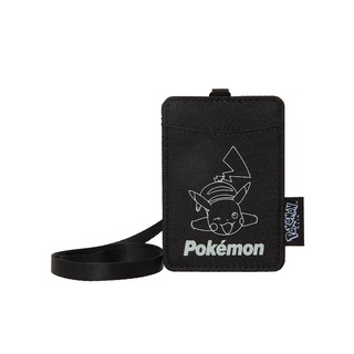OUTDOOR Pokemon聯名款夜光皮卡丘票卡證件套-黑色 ODGO21A08BK （淡水峻驊） $299