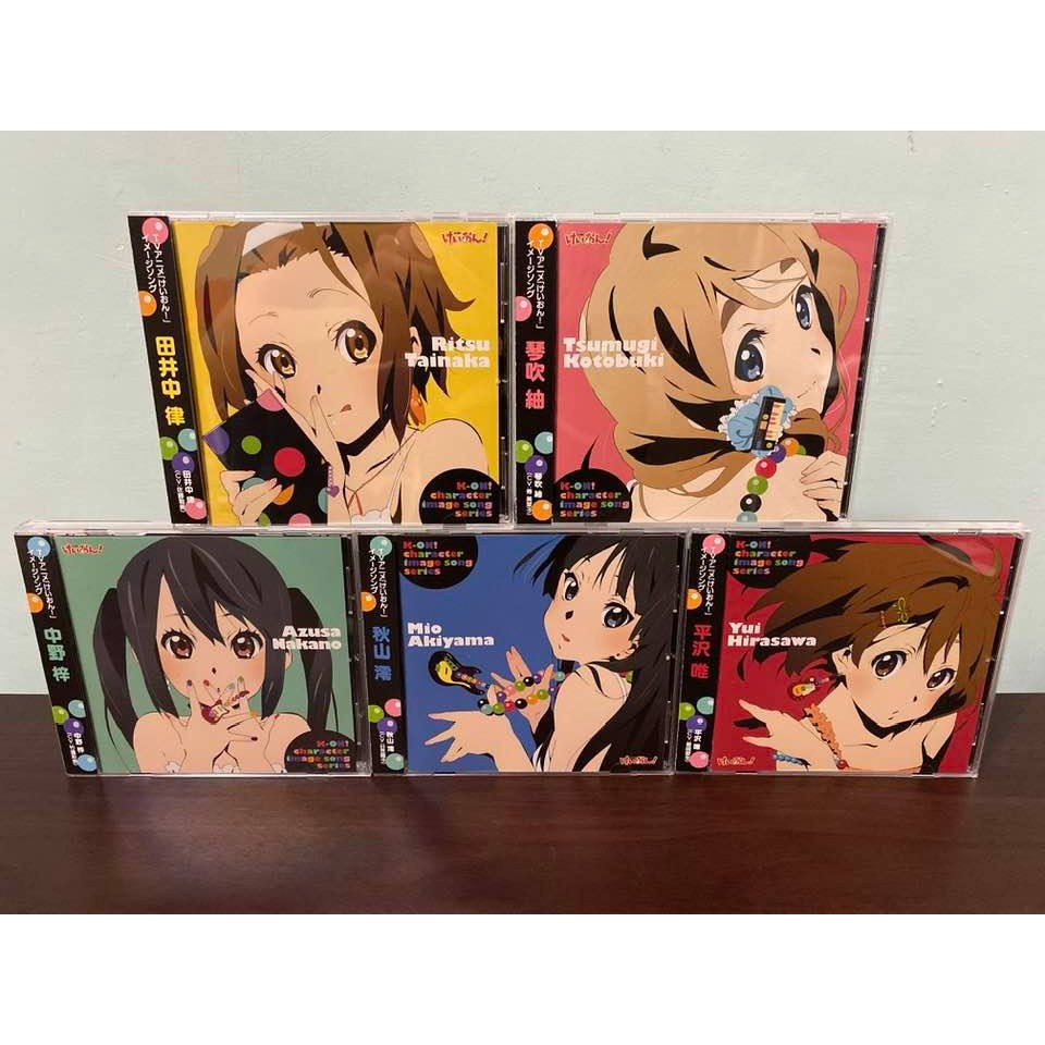 K On 輕音部日版角色歌vol 1 Cd 5 平澤唯秋山澪中野梓琴吹紬田井中律大全 蝦皮購物