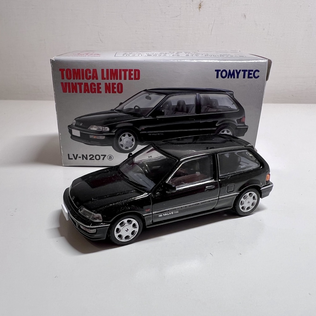 Tomytec 1/64 TLV LV-N207a Honda CIVIC 25XT EF 本田 喜美 Tomica