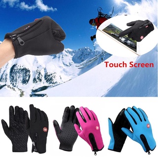 冬季女士男士觸摸屏防風防水戶外運動駕駛手套