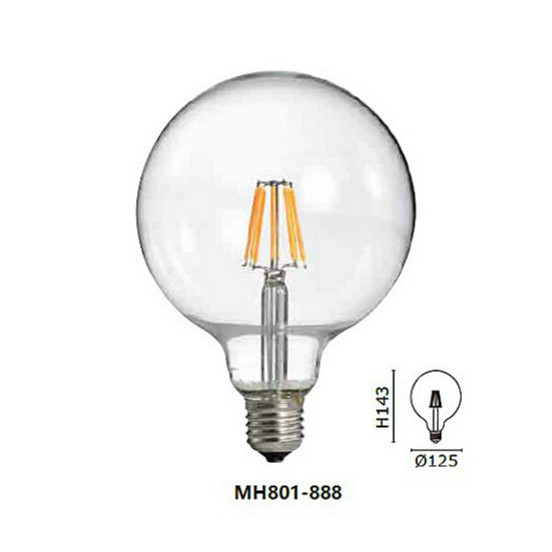 好商量~MARCH LED 8W 燈絲燈 E27 燈泡 G125 全電壓 工業風 MH801-888