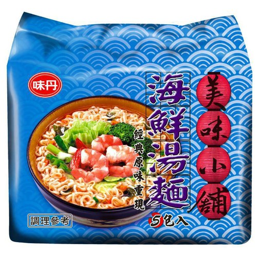 味丹 美味小舖海鮮湯麵(68gx5包/組)[大買家]