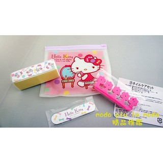 【Hello Kitty 凱蒂貓】全新美甲組～化妝台款