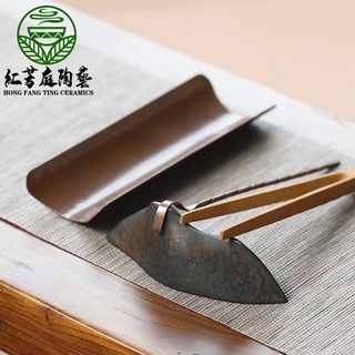 筆擱 茶擱【紅芳庭】日式 筆擱 茶具 香插 鎏金 線香插 香爐 多功能 筆架 茶置 泡茶器 茶席 書法 文房四寶