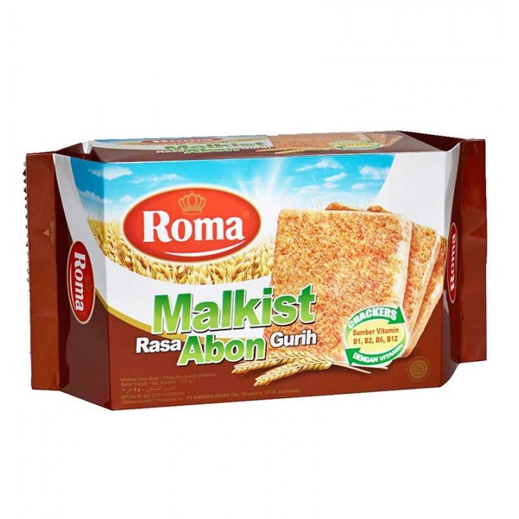 印尼 ROMA Malkist Abon Gurih 牛肉風味餅乾 135g