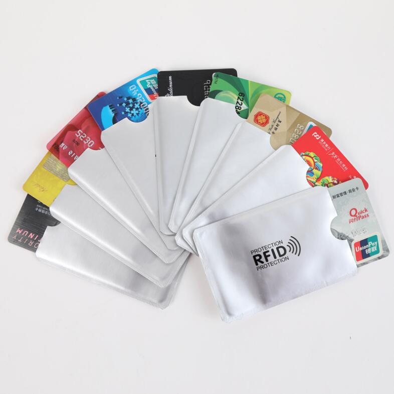 1 件 RFID 防盜銀行卡套 NFC 防消磁掃描卡套安全信用卡錢包