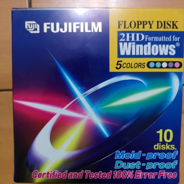 富士 Fujifilm 3.5吋 1.44mb磁疊片 磁片 軟碟片
