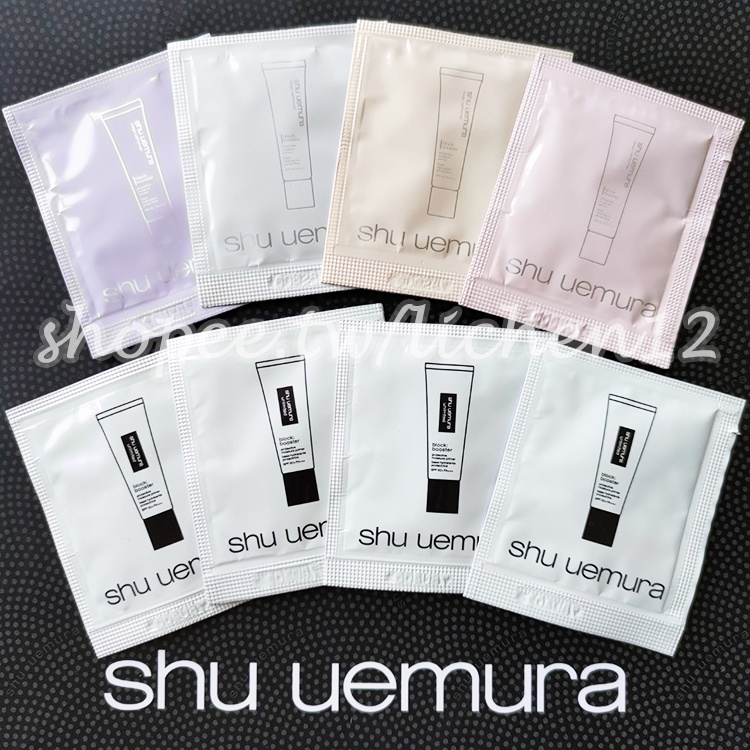 Shu Uemura 植村秀 新款📣無極限保濕妝前乳 極保濕輕感防護乳 1ml 粉色 透色 膚色 紫色 試用包 原廠公司