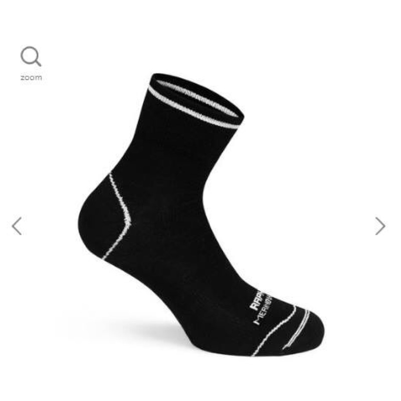 Rapha Merino Socks ( 黑，白條紋) S