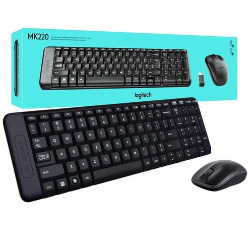 羅技 Logitech 無線滑鼠鍵盤組 MK220 X USB連接