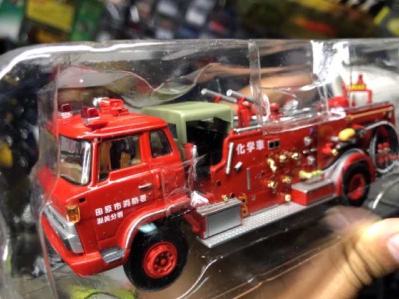 1 64 Tomica 多美tomytec Tlv Lv N36 日野化學消防車雲梯車人偶有損 蝦皮購物