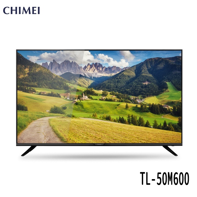CHIMEI 奇美 TL-50M600 電視 50吋 4K HDR 低藍光智慧連網顯示器 【TB-M060(視訊盒)】
