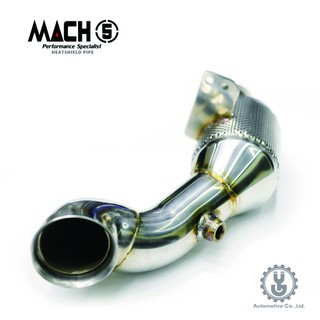 MACH5 高流量帶三元催化頭段 當派 排氣管 BENZ W213 E200 E250 E260 E300 2.0T