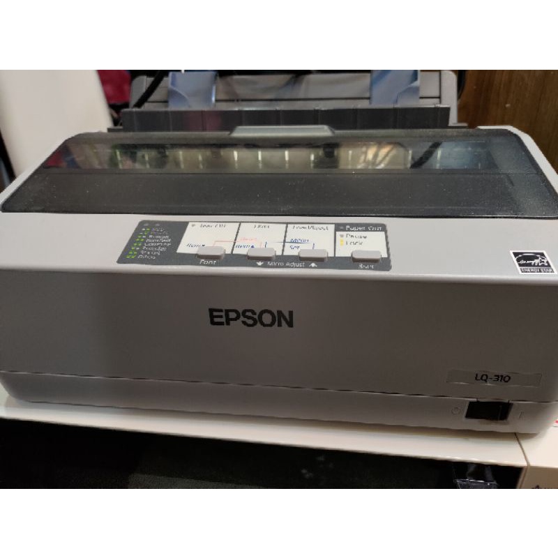 Epson-LQ-310中古點陣印表機.2019/1/31製作，二手保固七天