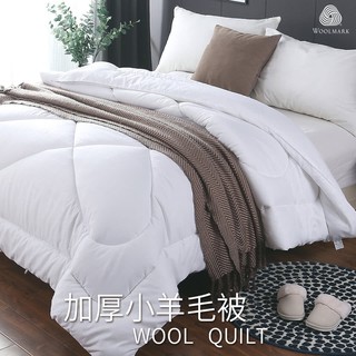 「Belle Vie」臺灣製 澳洲進口 100%純小羊毛被【單人/雙人6x7尺】現貨 可超取 抗靜電 冬被 棉被 保暖被