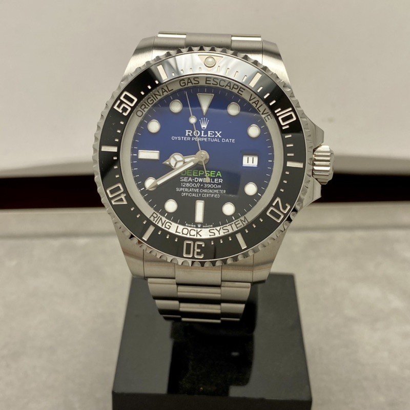 「2019年保卡」ROLEX 勞力士 Deepsea 深海使者 D-Blue 126660 DB 水鬼王 漸層藍44mm