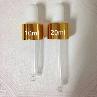 5ml、10ml、15ml、20ml白色矽膠吸頭玻璃滴管