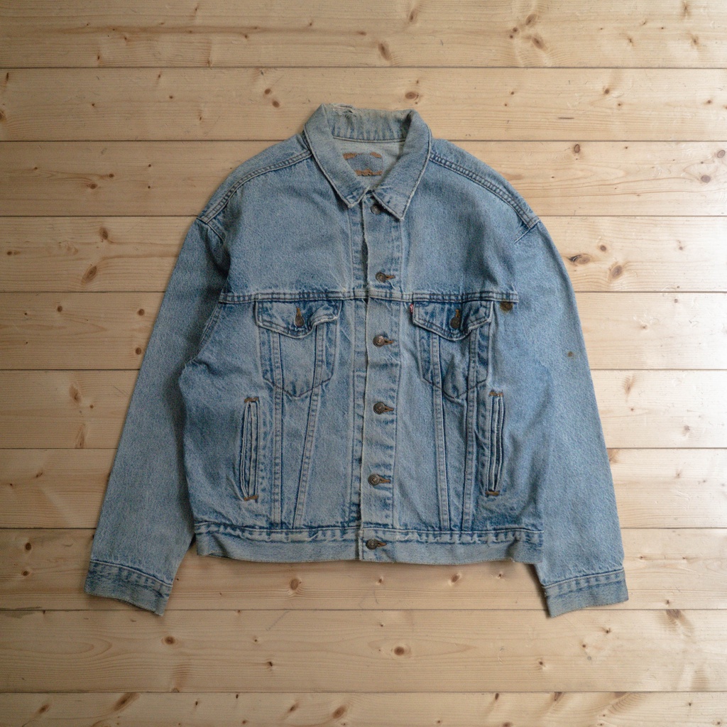 《白木11》🇺🇸 90s vintage Levis denim jacket 美國製 水洗 牛仔 丹寧 外套 夾克