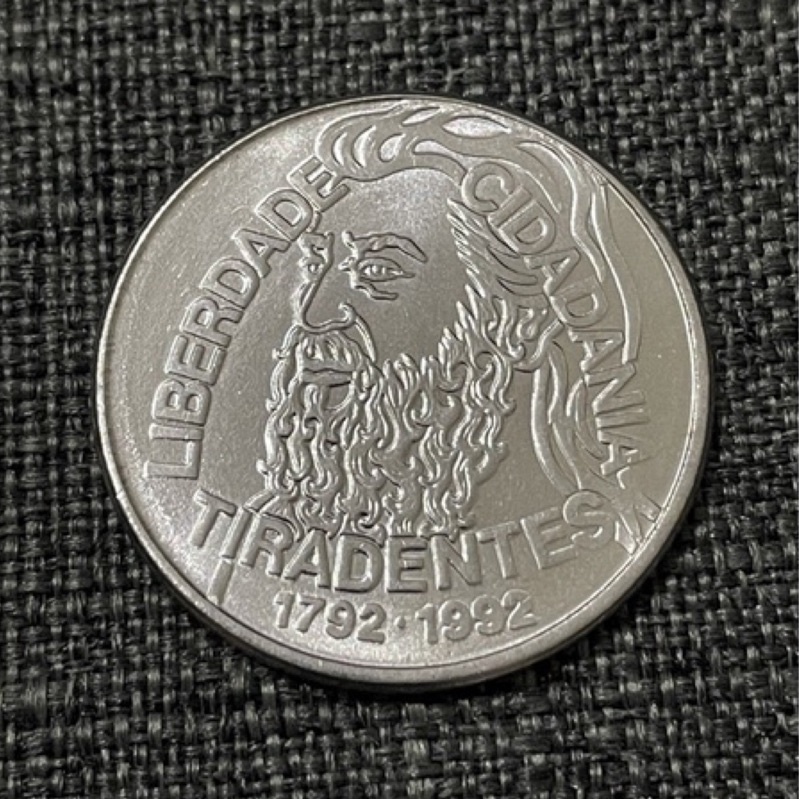 巴西🇧🇷 5000 克魯塞羅 紀念幣1992年 國外錢幣# 錢幣 硬幣 紀念幣 鈔票 收藏