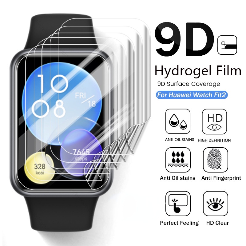 華為 適用於 Huawei Watch Fit 2 的智能手錶水凝膠膜 / 高清防指紋手錶膜