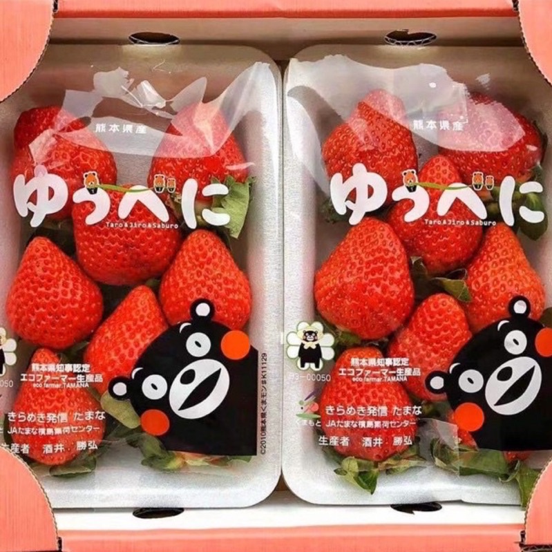 【 日本 空運來台 熊本草莓】 產季結束 自用送禮 兩相宜 水果 禮盒 富含 維他命C