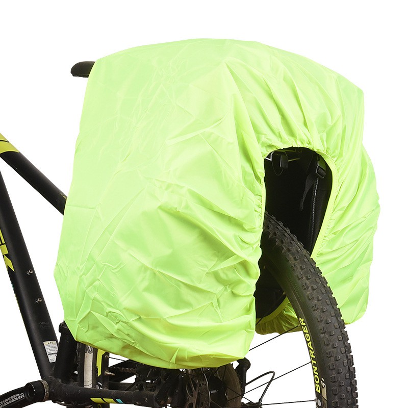 自行車包雨罩自行車後雨袋罩防水塑料架自行車罩