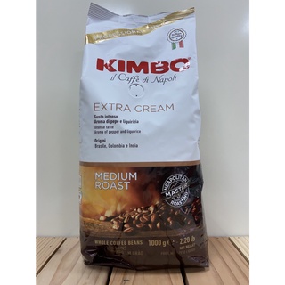 KIMBO EXTRA CREAM 特級咖啡豆 1000g【效期2025/2/27】