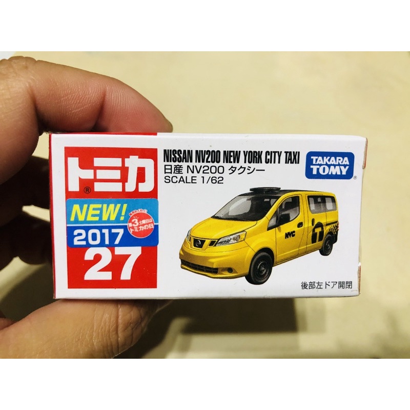 全新未拆 Tomica 多美小汽車 模型車 27 新車貼 NISSAN NV200 Taxi 計程車 休旅車廂型車九人座