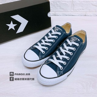 【豬豬老闆】Converse Chuck Taylor All Star 基本款 低筒 帆布 海軍藍 深藍 M9697C