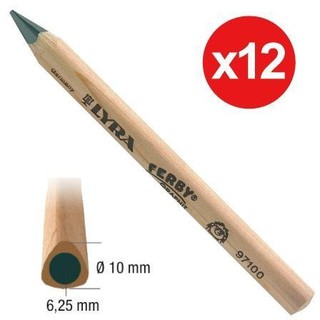 【德國LYRA】兒童三角原木鉛筆(12cm) 12入 ~附LYRA削筆器