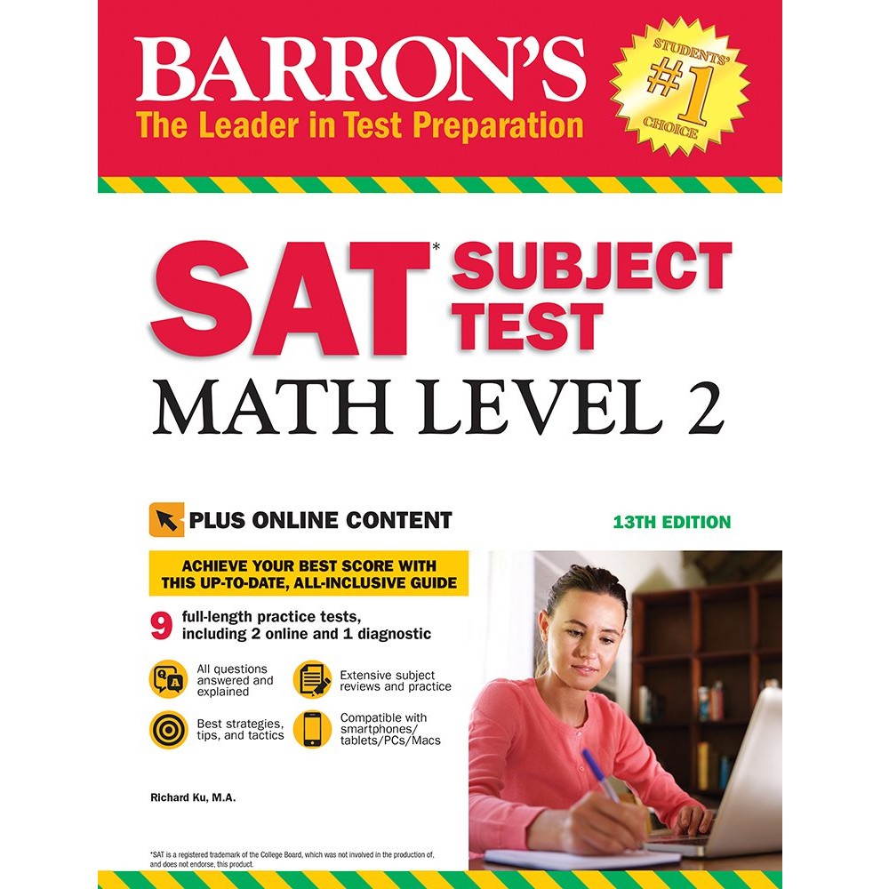 Barron's SAT Subject Test: Math Level 2 (13 Ed.) eslite誠品