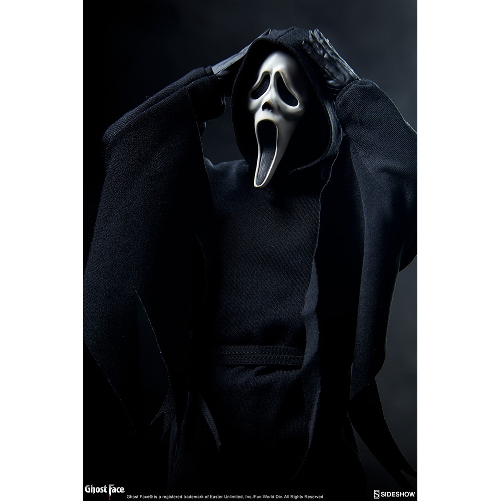 【撒旦玩具 SatanToys】預購 SIDESHOW【驚聲尖叫】鬼臉 可動人偶【SCREAM】Ghost face